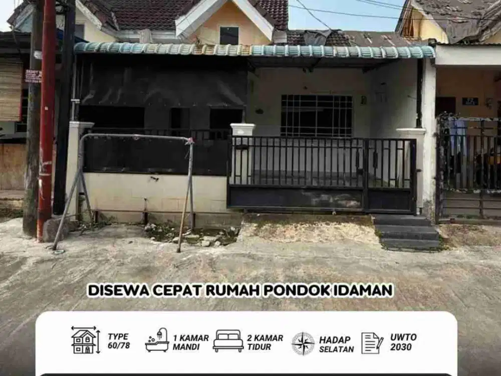 Disewa Cepat Rumah Pondok Idaman - Batam center
