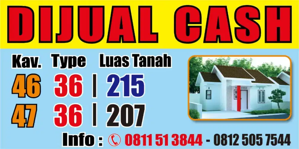 Rumah T36/215 posisi hoek