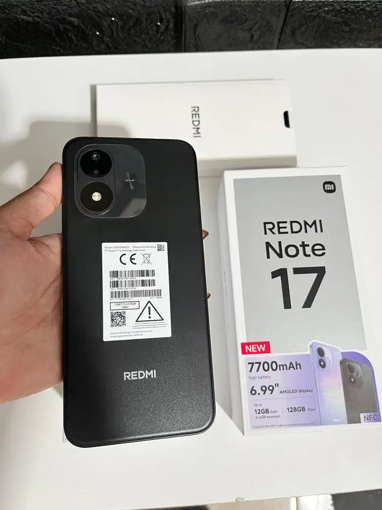 Redmi note 17 6+6 12GB / 128GB Open box