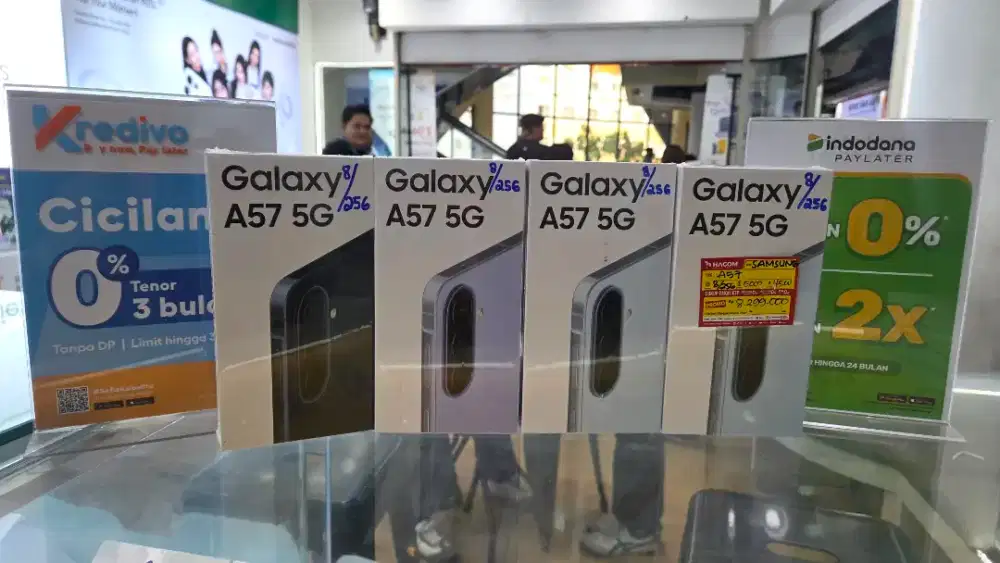 Samsung A57 5g 8+8/256 Baru garansi resmi.bisa cicilan tnpa bi cheking