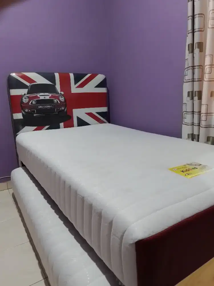 Spring Bed Dorong Merk Modis Empuk & Lembut