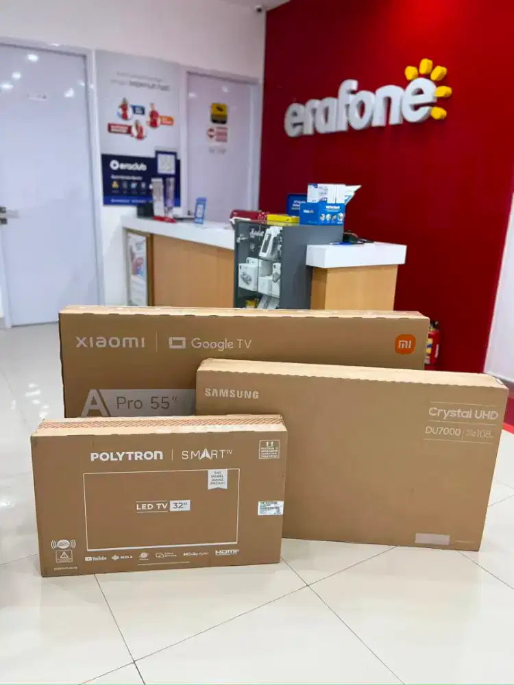 Samsung TV, Xiaomi TV, Polytron TV