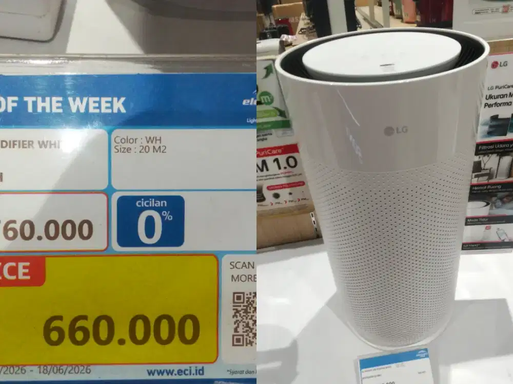 LG AEROHIT AIR PURIFIER WHITE