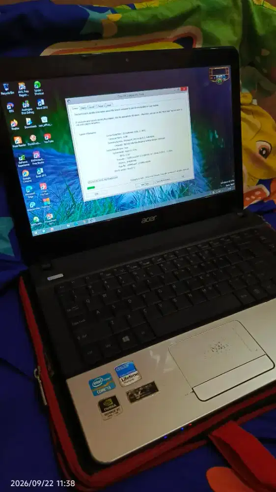 Laptop Acer core i3