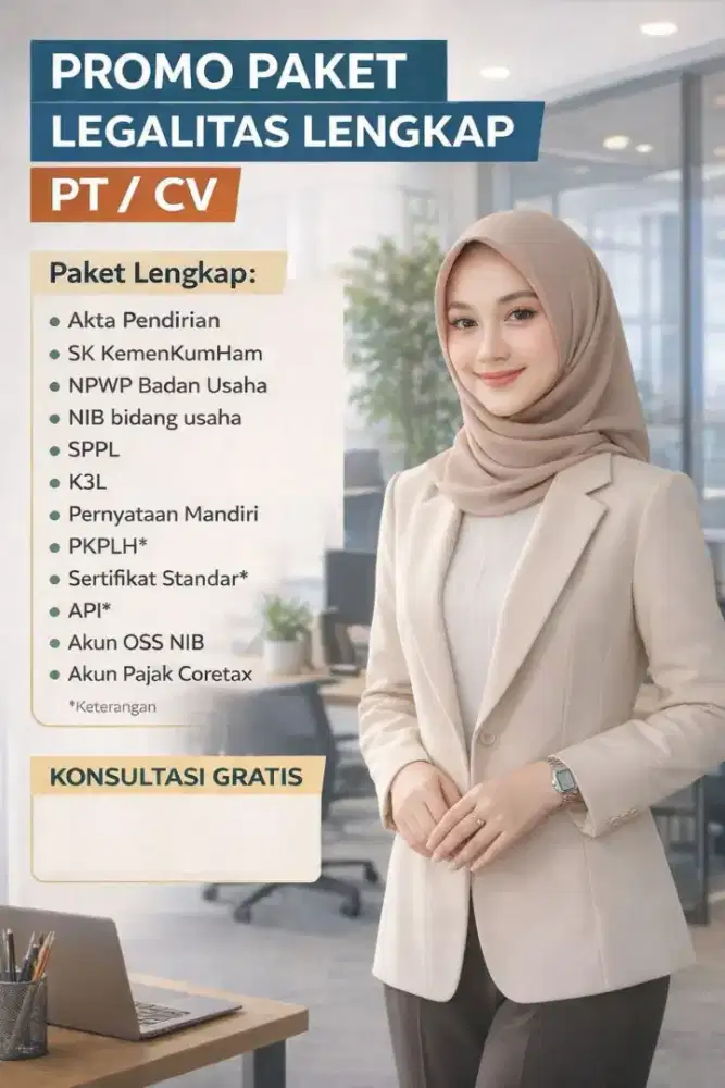 Perlengkapan Usaha Kantor PT