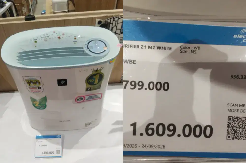 SHARP AIR PURIFIER 21 M2 WHITE BLUE