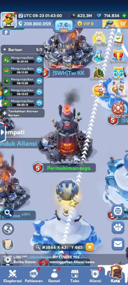 Jual Akun Whiteout Survival
FC 5 • VIP 8
Power 208,8M
Server #3844