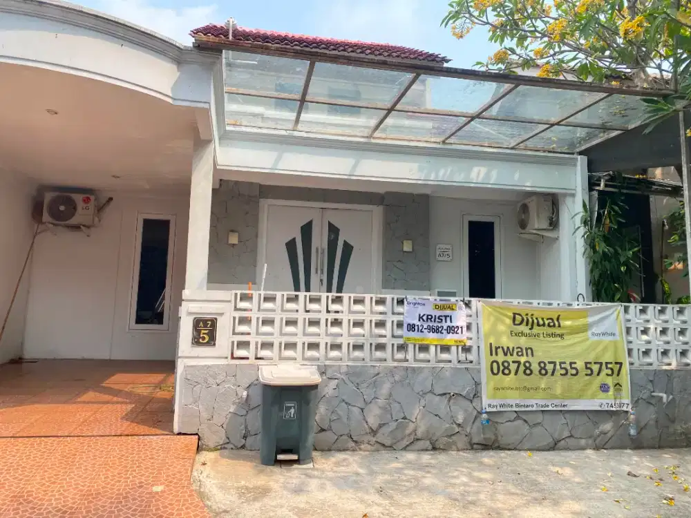 Rumah dijual cepat siap huni bintaro jaya sangat dekat tol