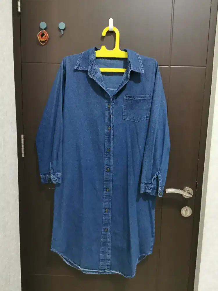 Baju panjang denim
