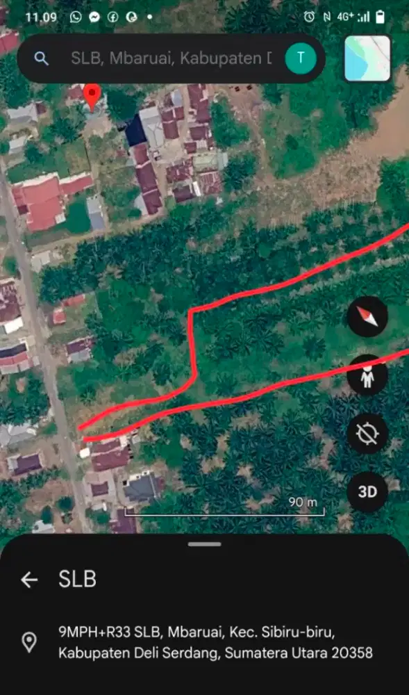 Jual tanah ladang sawit.