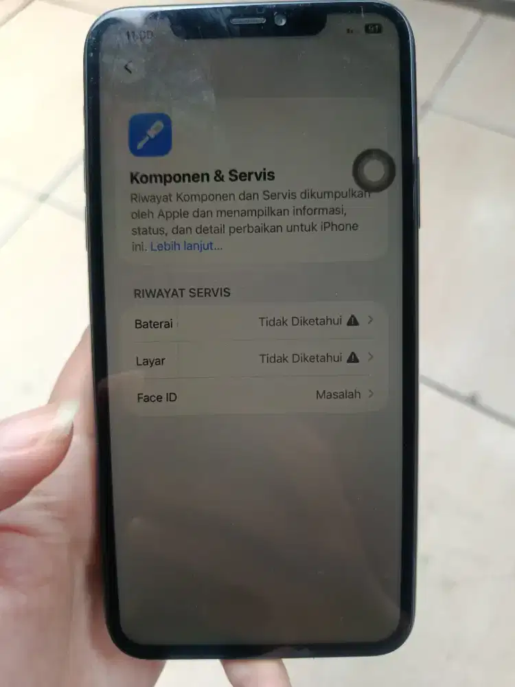 Iphone 11 Pro Max 64GB Wifi Only Face ID OFF LCD Backdoor Retak