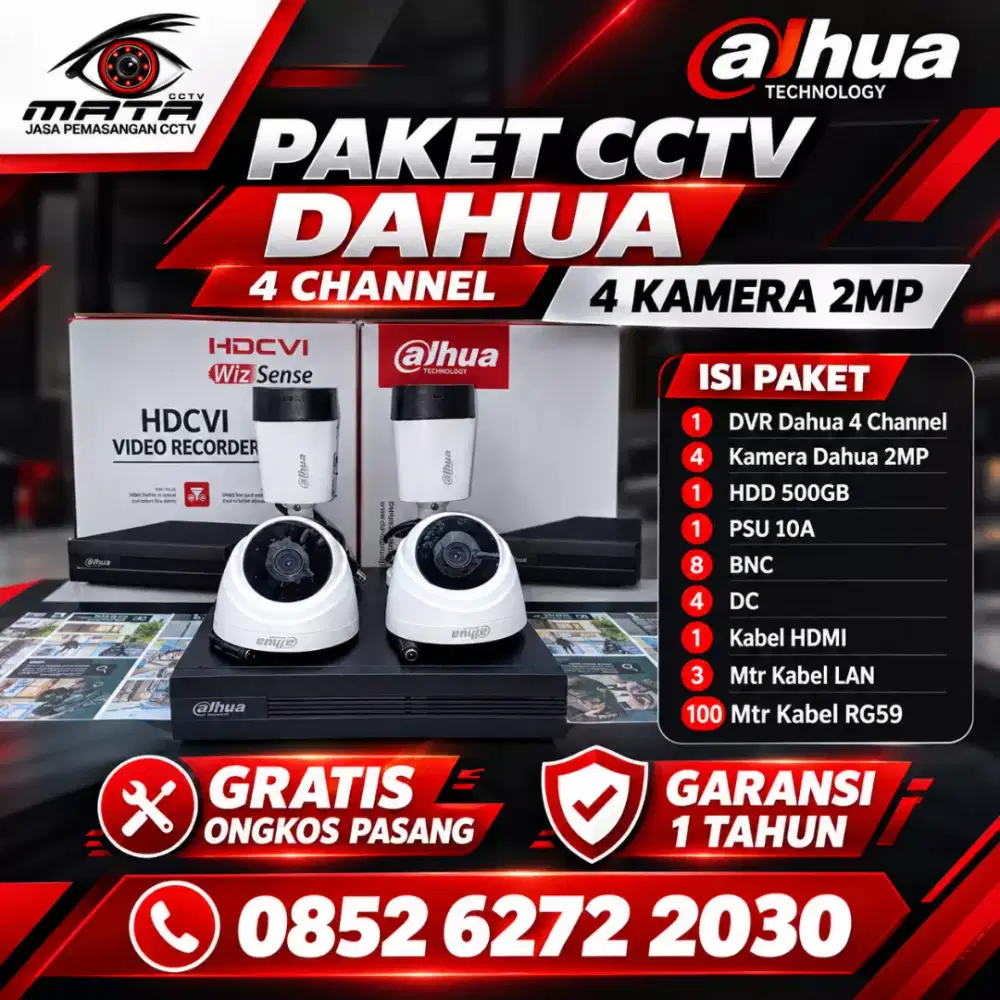 Promo cctv dahua 2mp