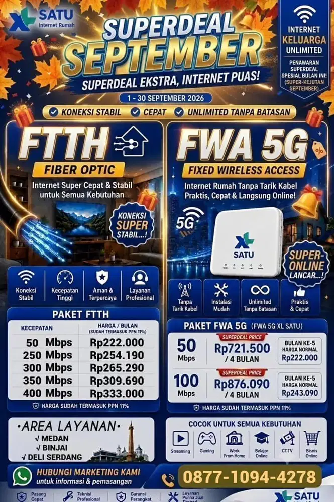 Pemasangan Wifi XL SATU