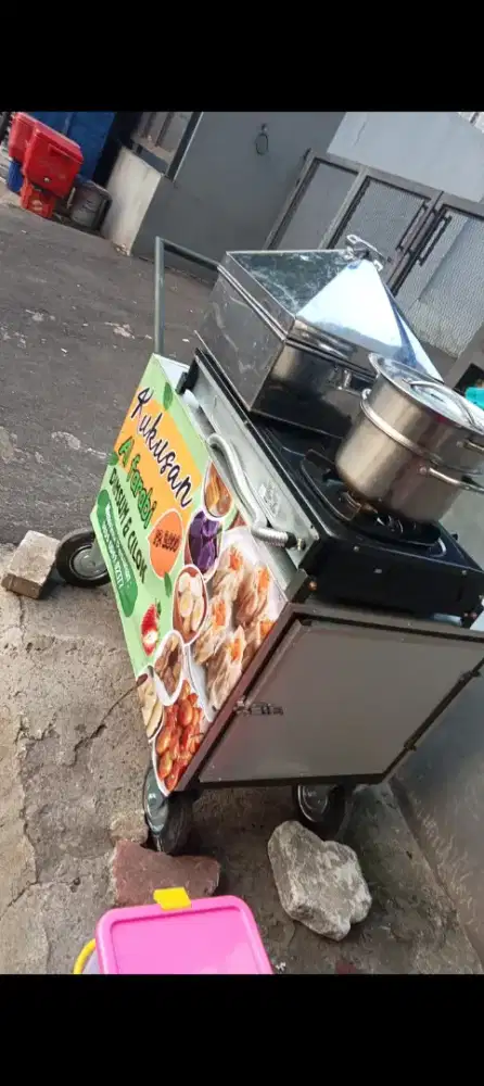 jual gerobak kukusan