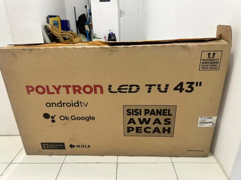 kredit tv 0% tanpa dp bawa pulang tv prolytron 43inc