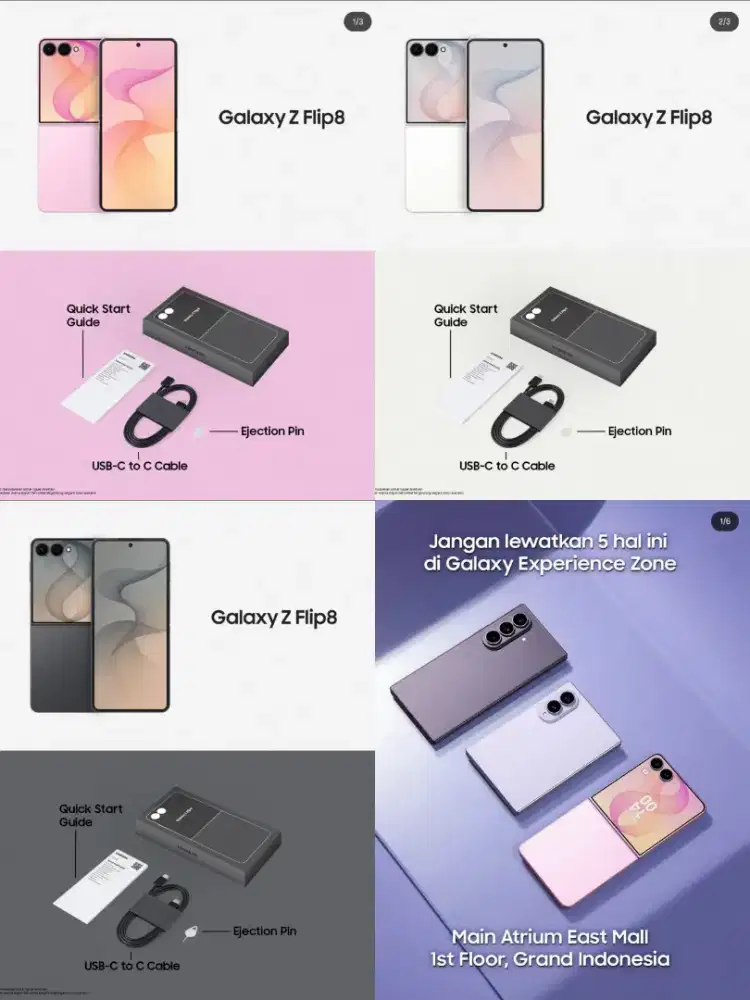 SAMSUNG GALAXY FLIP 8 12/256 DAPATKAN PROMO BENEFIT UPTO 1.750.000