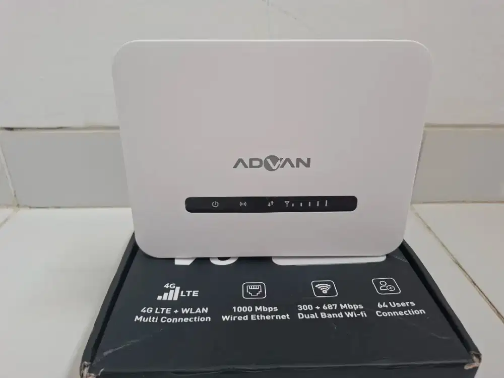 Advan CPE Router V6 CAT 6 Dual Band 4G LTE Unlock All Operator
