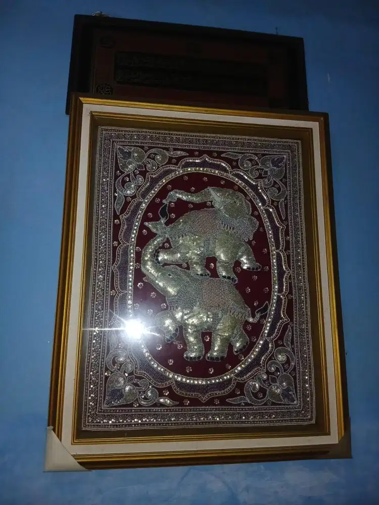 Dijual bingkai gajah dari thailand