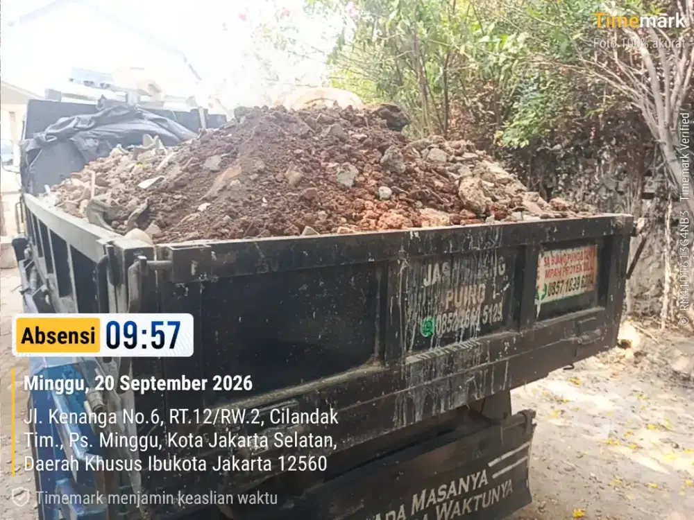 Jasa angkut puing tanah sampah dan urugan puing tanah