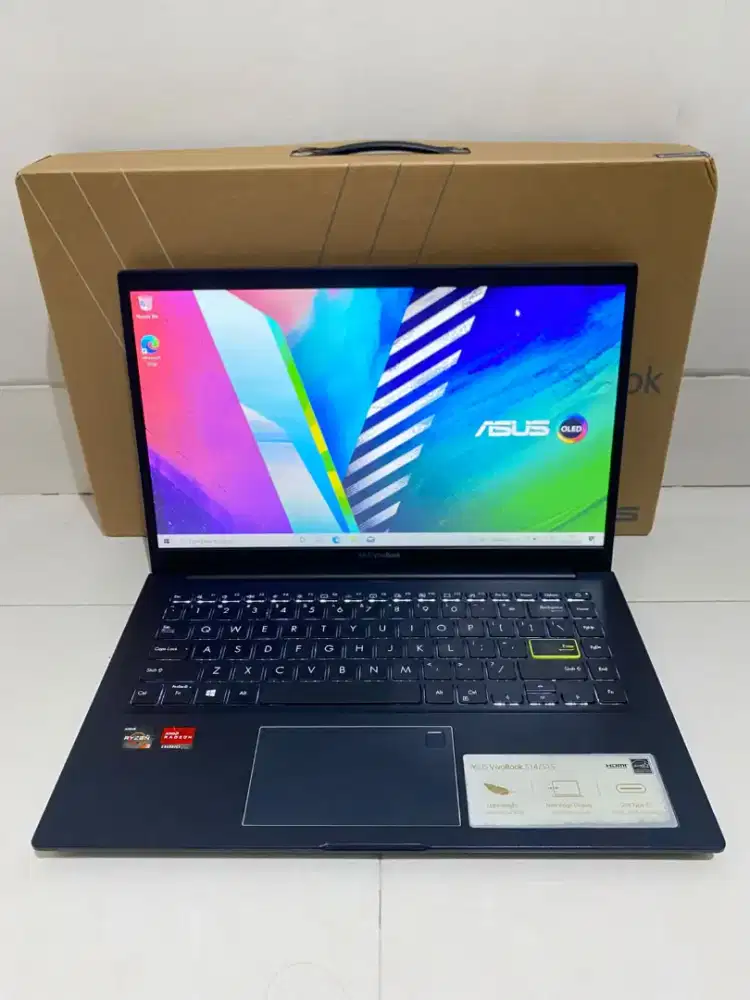 Dijual Laptop Asus M413D AMD Ryzen 3-3250 Ram 8 GB SSD 512 GB FULLSET