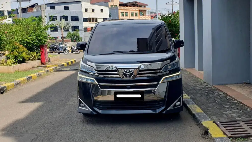 Toyota vellfire g atpm 2018 hitam pajak panjang