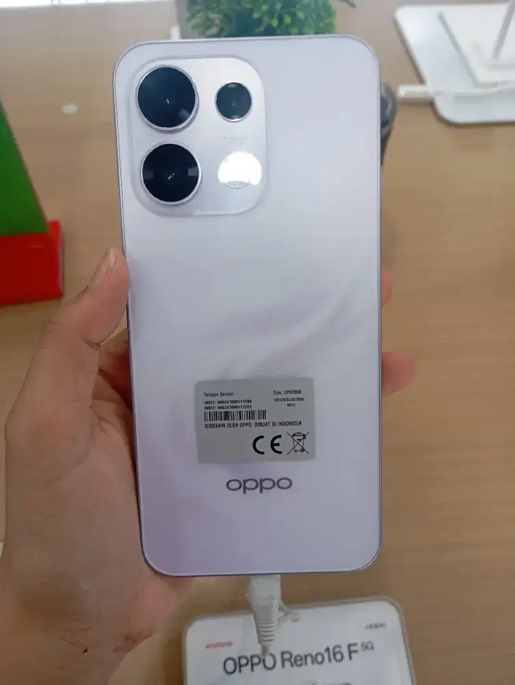 Oppo Reno16 F 5G || Promo Cicilan Gratis 2bulan||