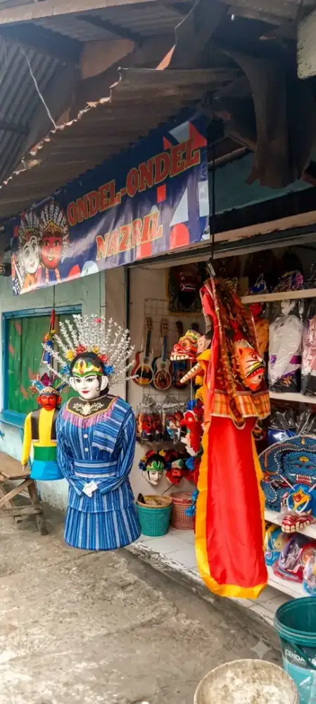 Ondel topeng spons uk 85cm