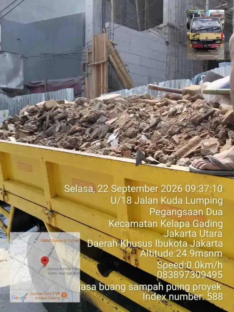 Jasa buang puing sampah