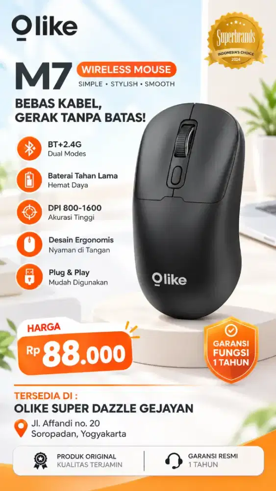 Mouse wireless Olike M7