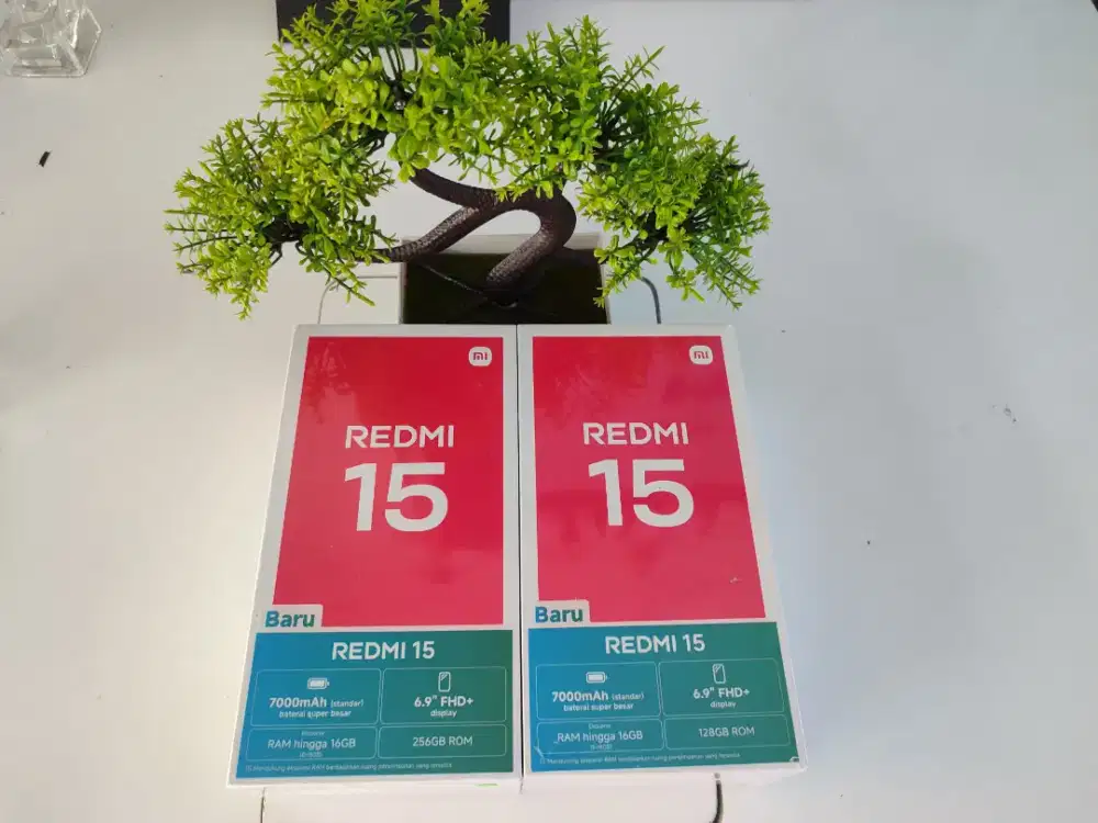 REDMI 15 8/128 BARU GARANSI RESMI