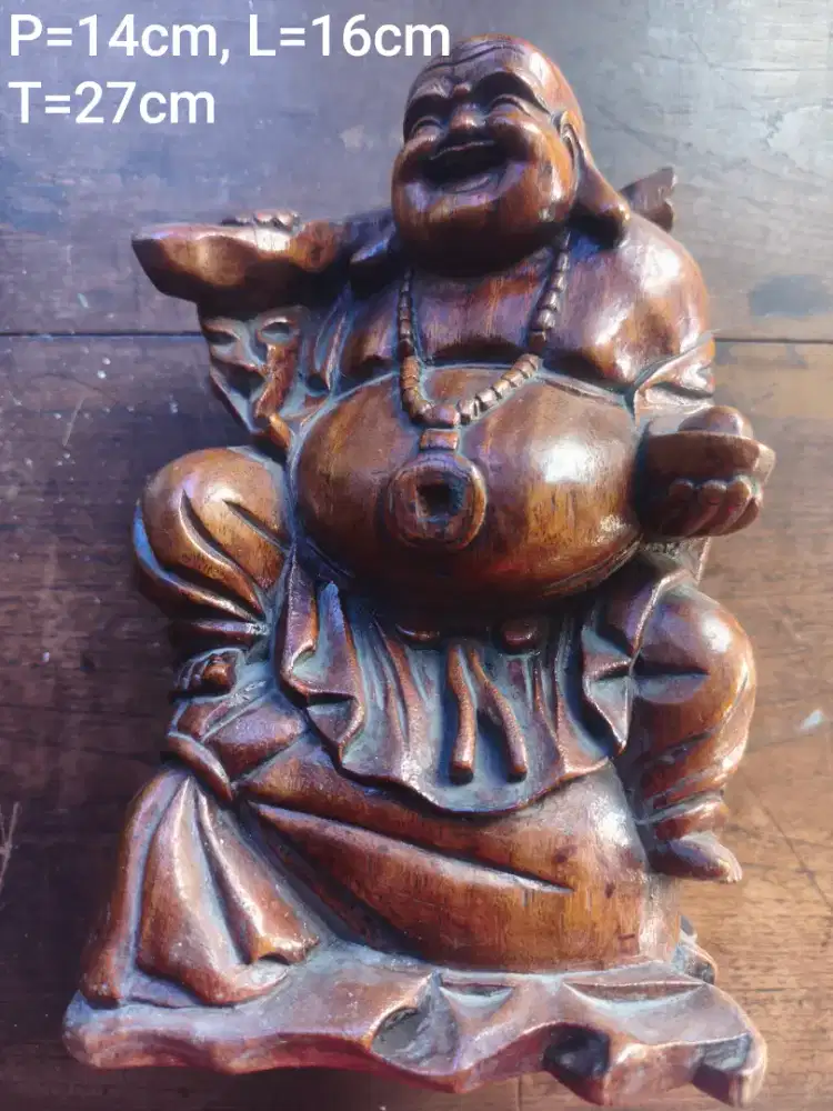 Patung Budha bahagia