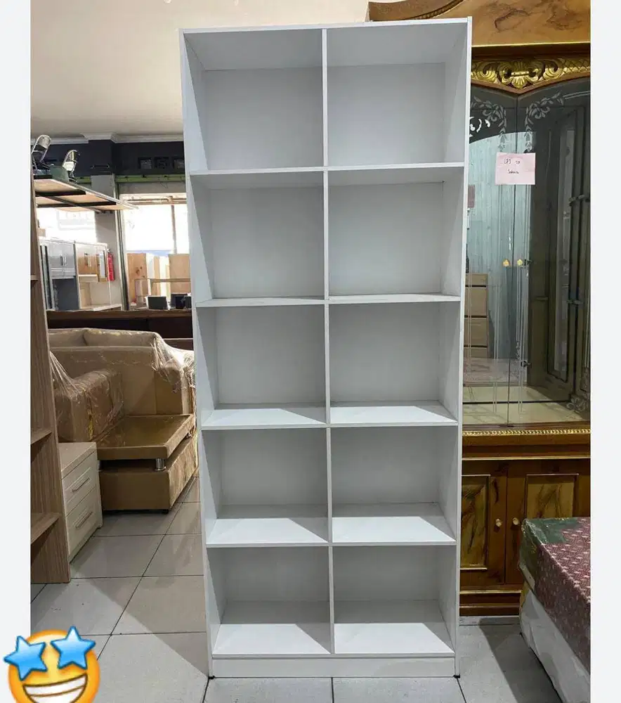 READY RAK BUKU 10 RUANG TERMURAH SALE