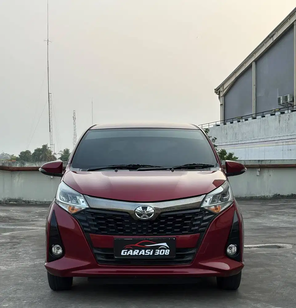 Toyota Calya New 1.2 G AT 2023 facelift Merah maron