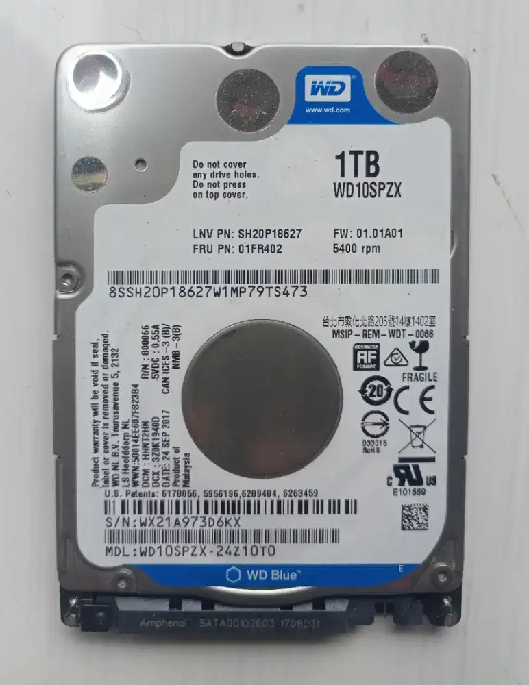 Jual HDD sata seken 1 Tb sentinel 100 %