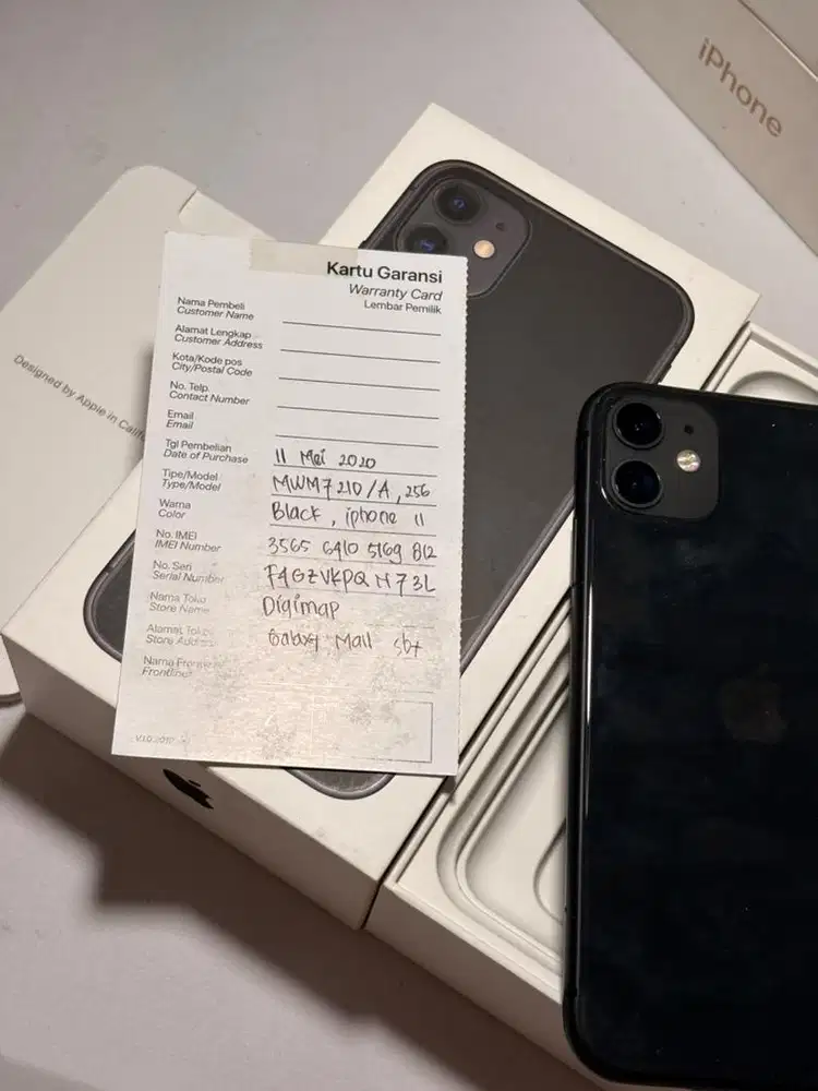 iPhone 11 256GB Black – Digimap – Box Ada