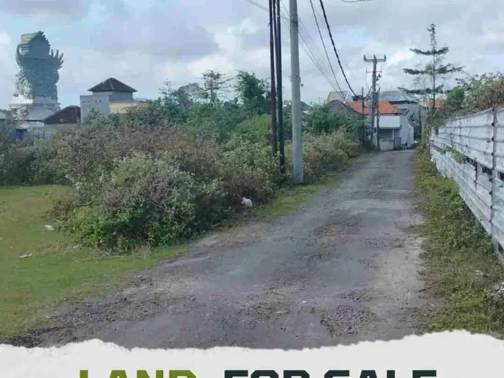 Dijual tanah dengan angsuran yang tenang untuk dibangun Cluster villa/DEKAT DENGAN NIRMALA UNGASAN