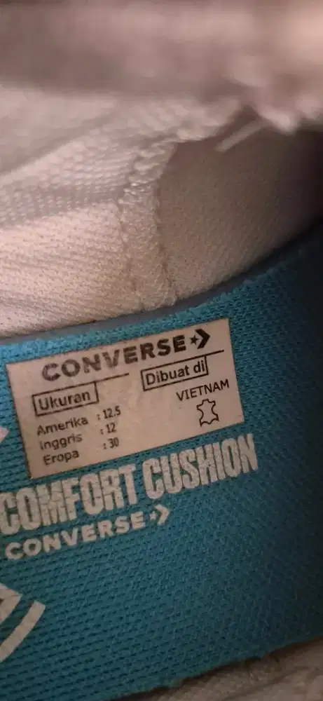 Sepatu anak CONVERSE warna Ungu putih utk perempuan ori