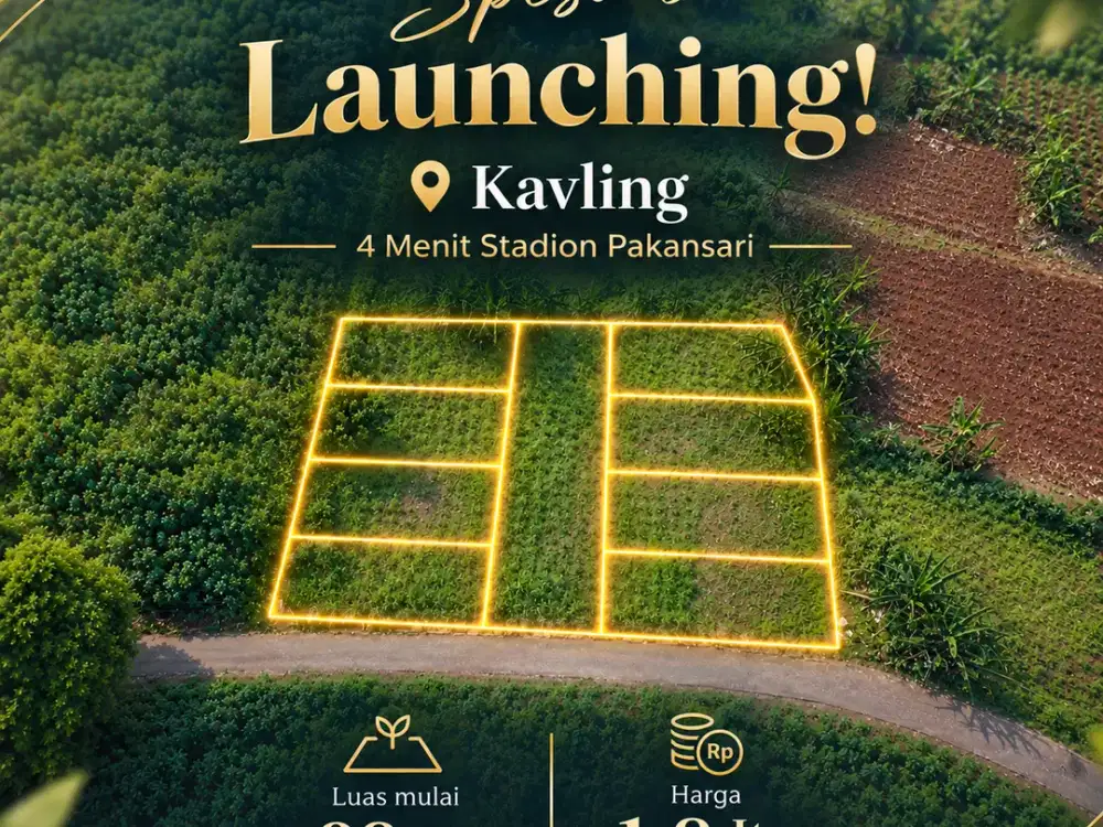 Kavling Cibinong Strategis 4 Menit Stadion Pakansari
