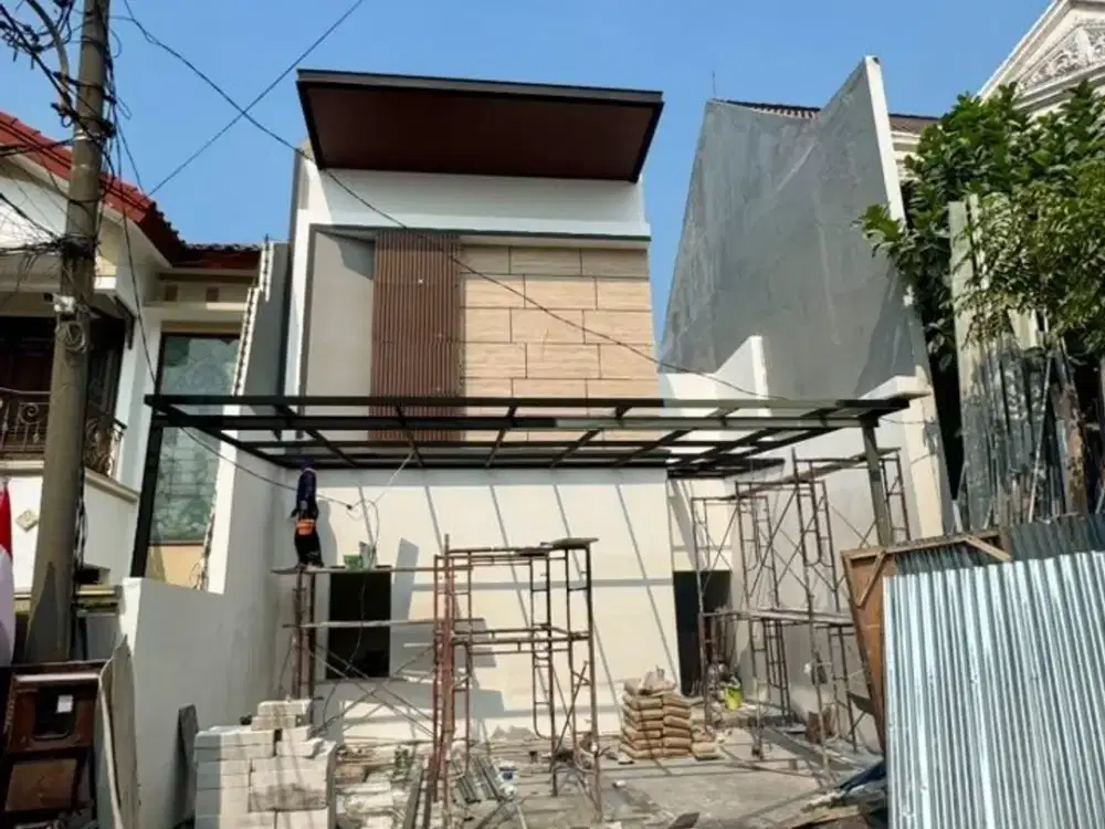 Rumah Dharmahusada Mas Surabaya Bonus Kanopy AC Waterheater Pompa Air