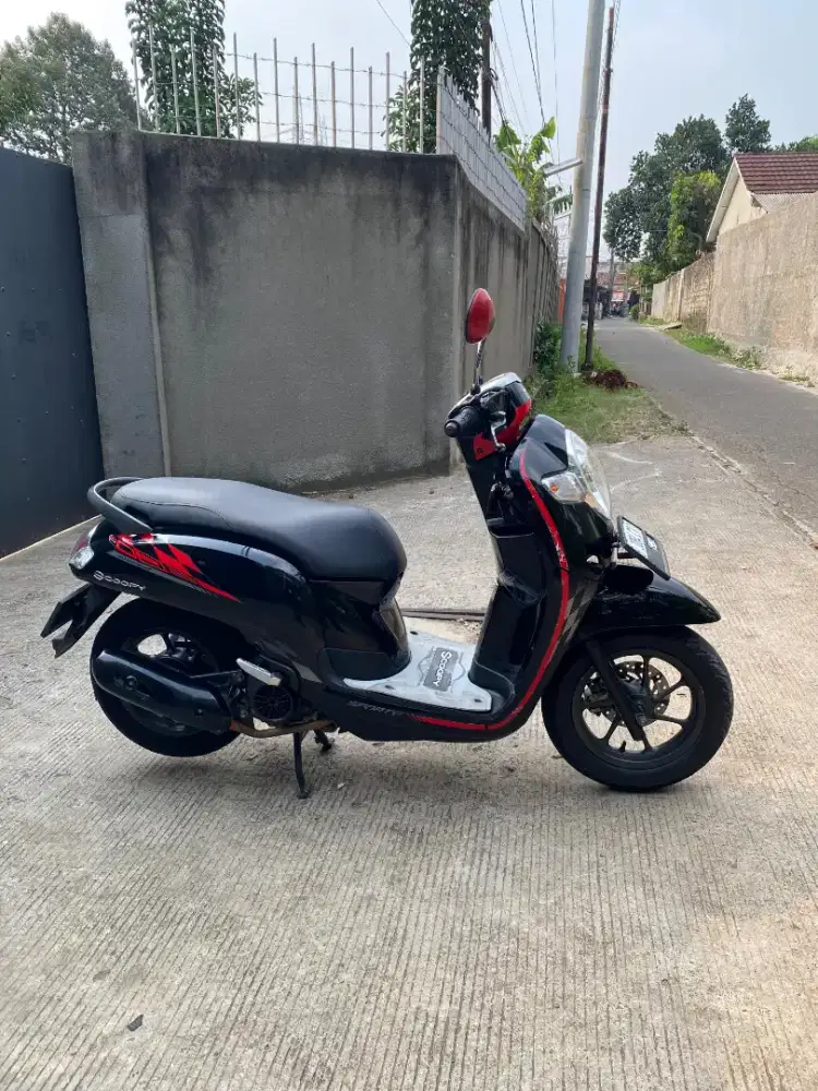 Scoopy 2018 hitam pajak hidup lengkap