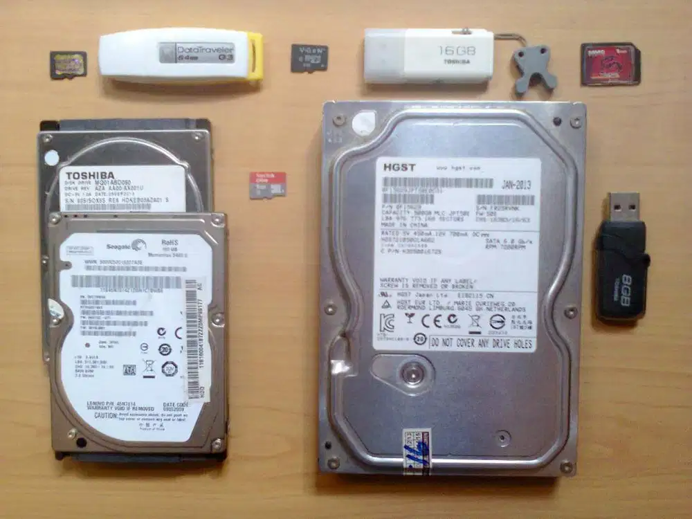 Hardisk internal dan hardisk eksternal data hilang