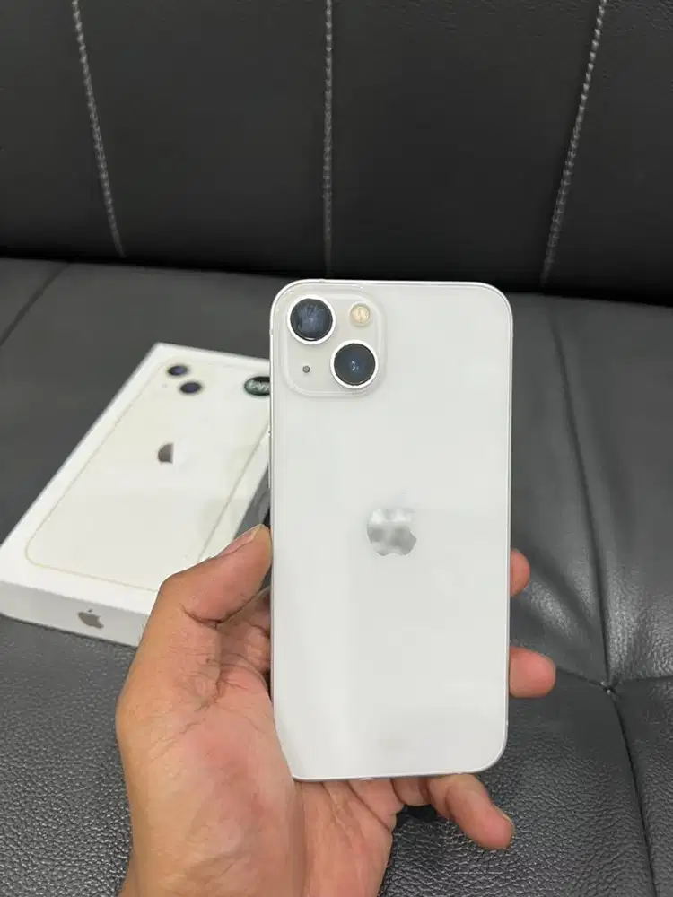 Iphone 13 basic 128gb white resmi ibox fullset no minus