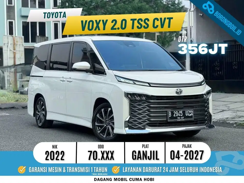 Slidingdoor Cakep | Toyota Voxy 2.0 Metik TSS 2022 Putih