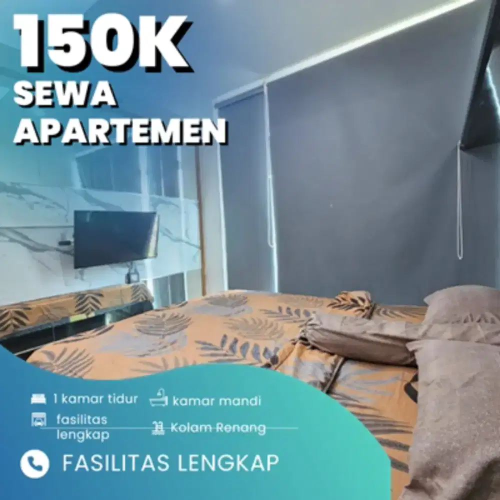 SEWA APARTEMEN TREEPARK CITY TANGERANG HARIAN/TRANSIT TERMURAH