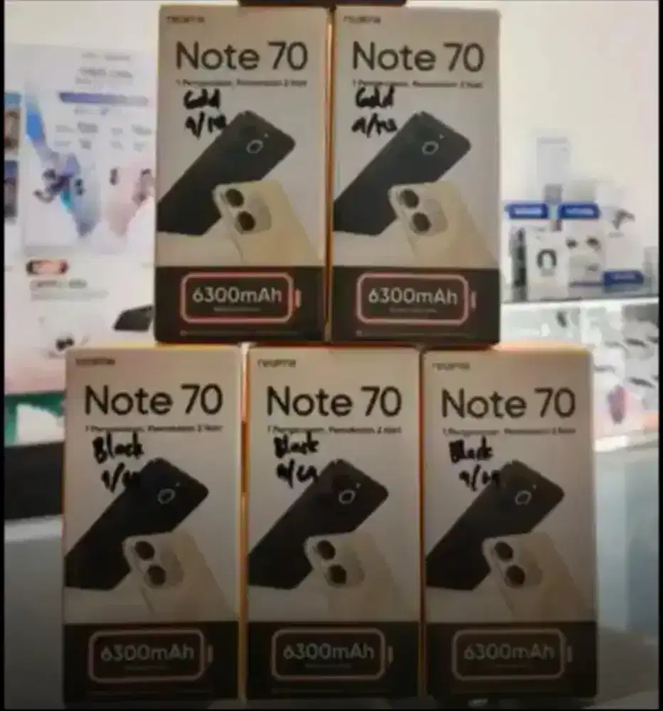 Realme Note 70 4GB+64GB Black Garansi Resmi Indonesia