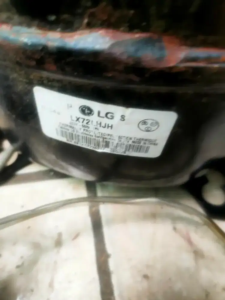 kompresor frezzer LG 6 rak full set lengkap dengan termostart