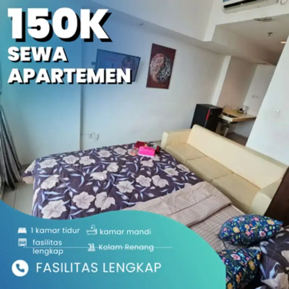 SEWA APARTEMEN TANGERANG SPRINGWOOD RESIDENCE HARIAN/TRANSIT TERMURAH