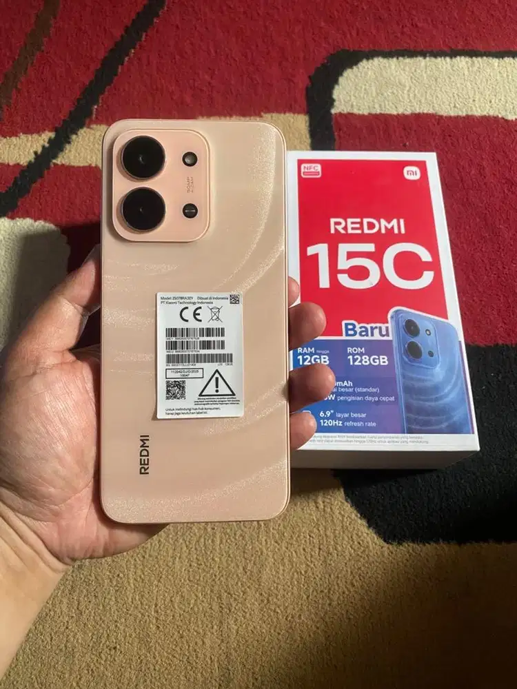 BISMILLAH REDMI 15C RAM 6/128 FULSET MULUS