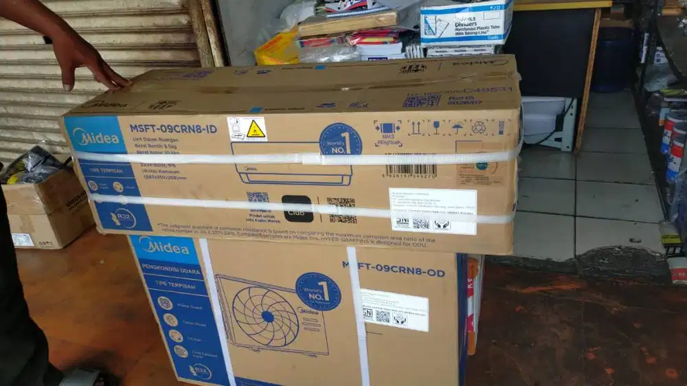 Jual ac midea baru 1pk (MSFL-09CRN8) bekas hadiah