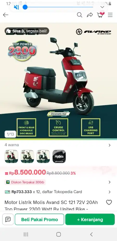 advan motor listrik